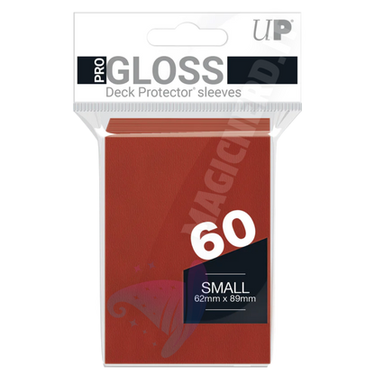 PRO-Gloss Small Sleeves Red Ultra Pro (60 Bustine)