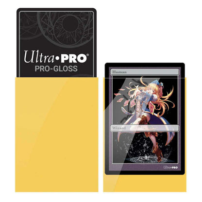 PRO-Gloss Small Sleeves Yellow Ultra Pro (60 Bustine)