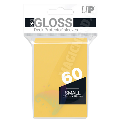 PRO-Gloss Small Sleeves Yellow Ultra Pro (60 Bustine)