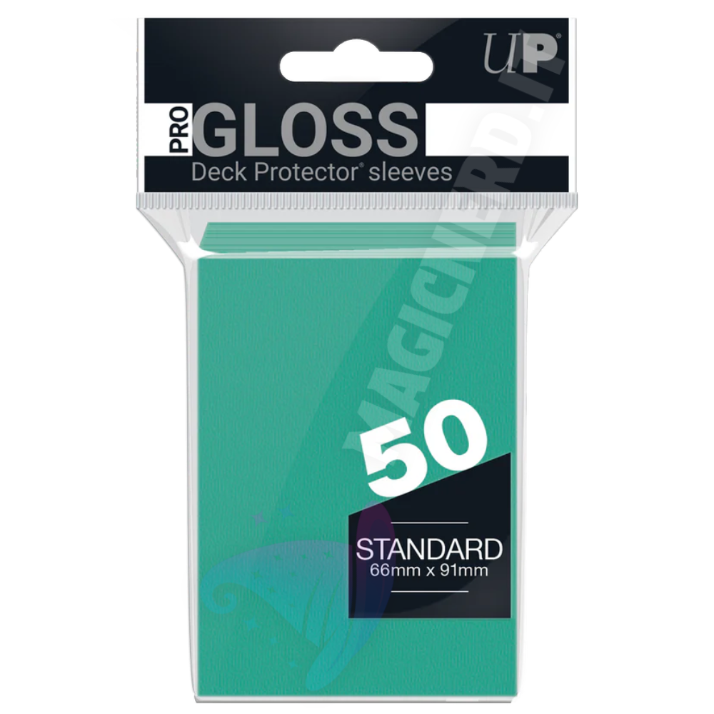 PRO-Gloss Standard Sleeves Aqua Ultra Pro (50 Bustine)