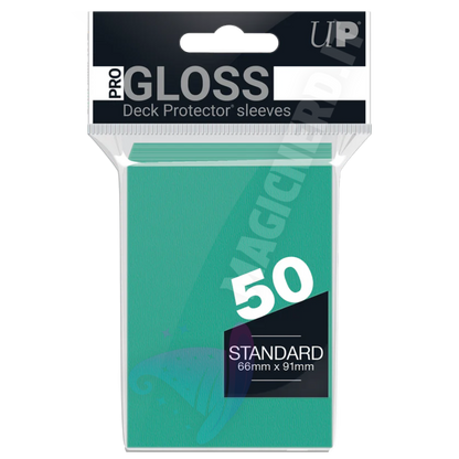 PRO-Gloss Standard Sleeves Aqua Ultra Pro (50 Bustine)