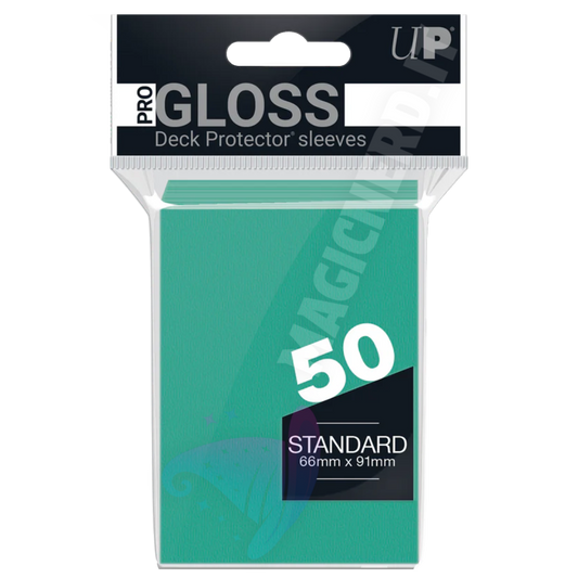 PRO-Gloss Standard Sleeves Aqua Ultra Pro (50 Bustine)