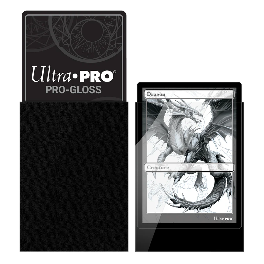 PRO-Gloss Standard Sleeves Black Ultra Pro (50 Bustine)