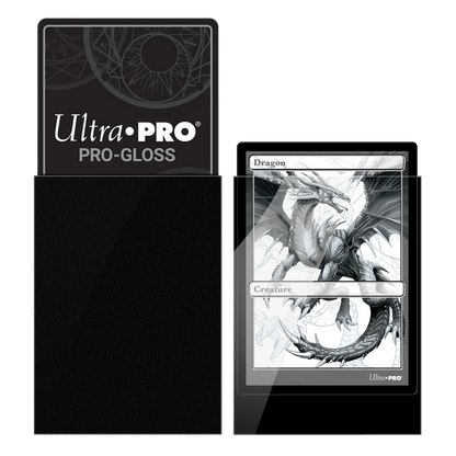 PRO-Gloss Standard Sleeves Black Ultra Pro (50 Bustine)