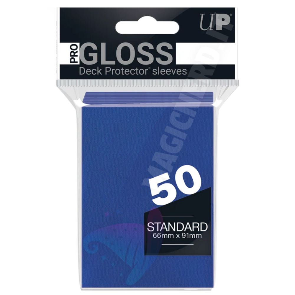 PRO-Gloss Standard Sleeves Blue Ultra Pro (50 Bustine)