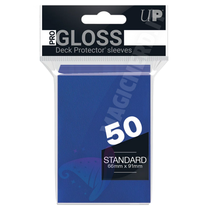 PRO-Gloss Standard Sleeves Blue Ultra Pro (50 Bustine)