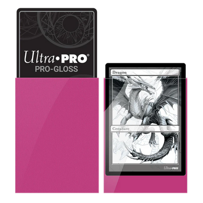 PRO-Gloss Standard Sleeves Bright Pink Ultra Pro (50 Bustine)