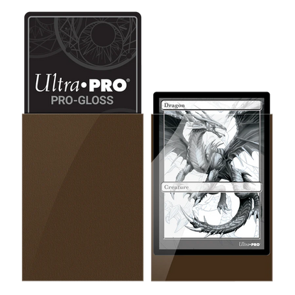 PRO-Gloss Standard Sleeves Brown Ultra Pro (50 Bustine)