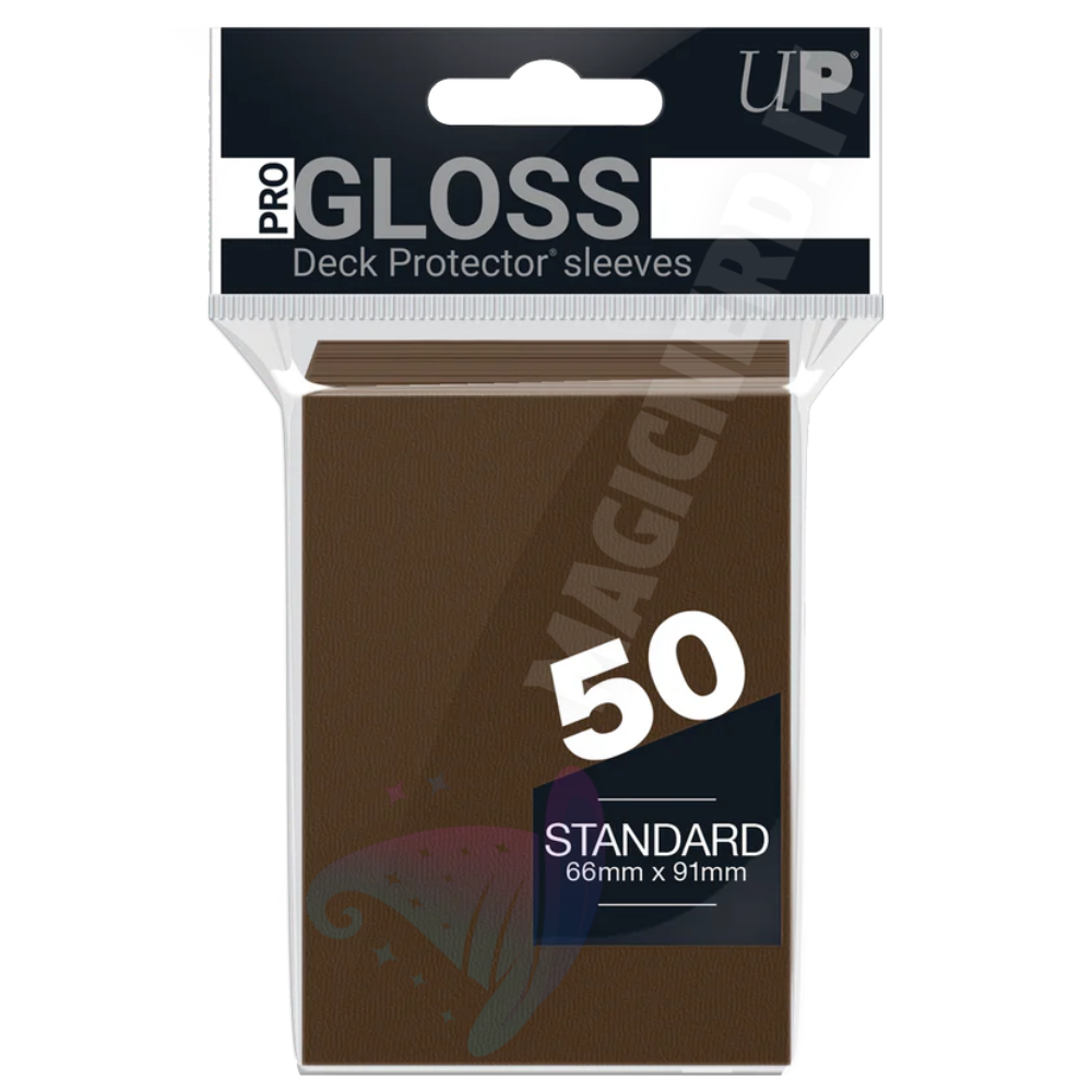 PRO-Gloss Standard Sleeves Brown Ultra Pro (50 Bustine)
