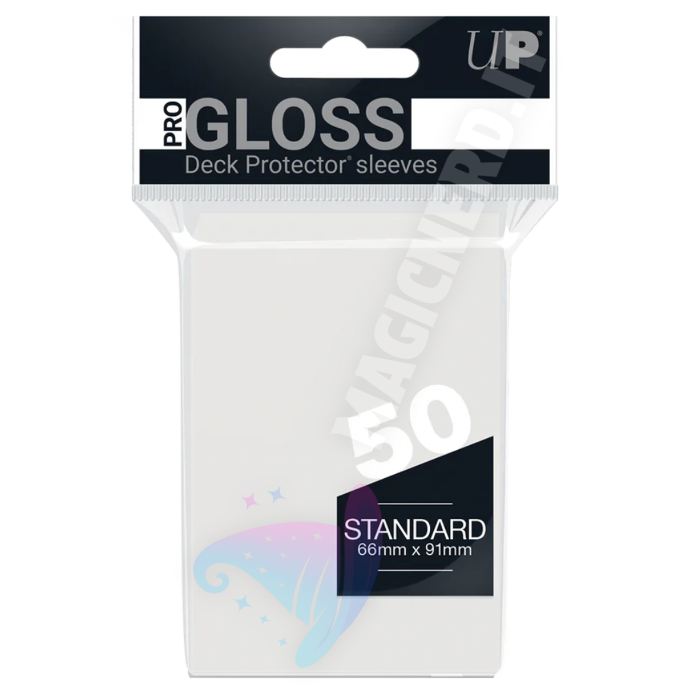 PRO-Gloss Standard Sleeves Clear Ultra Pro (50 Bustine)