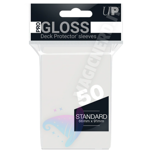 PRO-Gloss Standard Sleeves Clear Ultra Pro (50 Bustine)