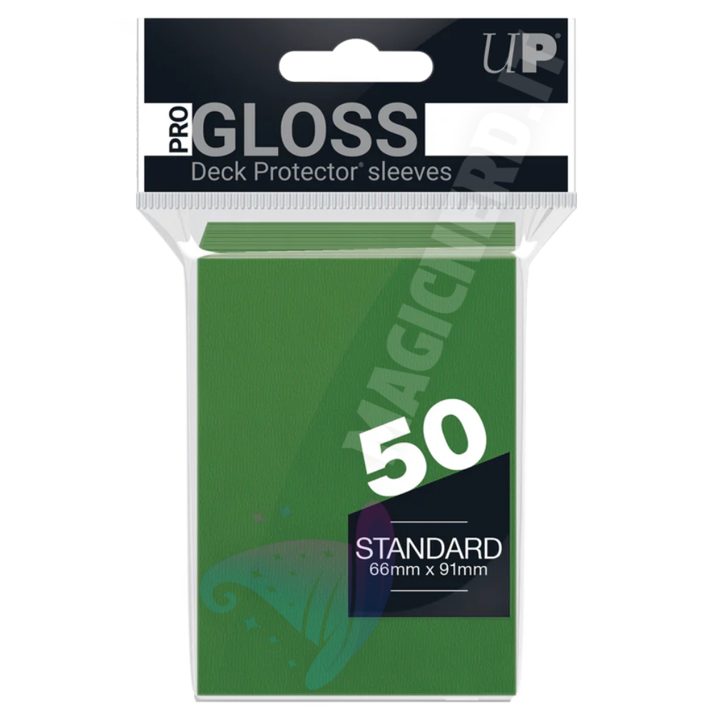 PRO-Gloss Standard Sleeves Green Ultra Pro (50 Bustine)