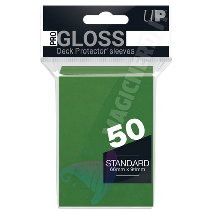 PRO-Gloss Standard Sleeves Green Ultra Pro (50 Bustine)