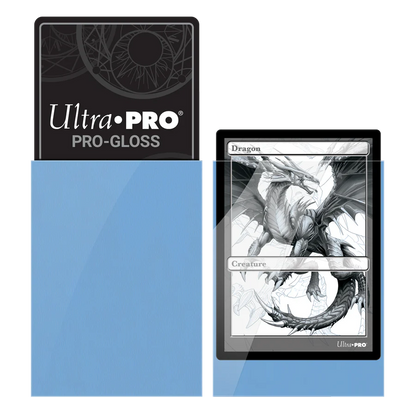 PRO-Gloss Standard Sleeves Light Blue Ultra Pro (50 Bustine)
