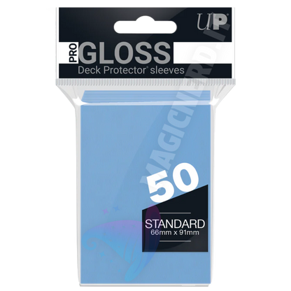 PRO-Gloss Standard Sleeves Light Blue Ultra Pro (50 Bustine)