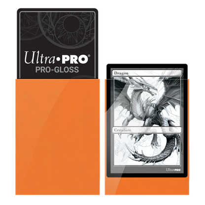 PRO-Gloss Standard Sleeves Orange Ultra Pro (50 Bustine)