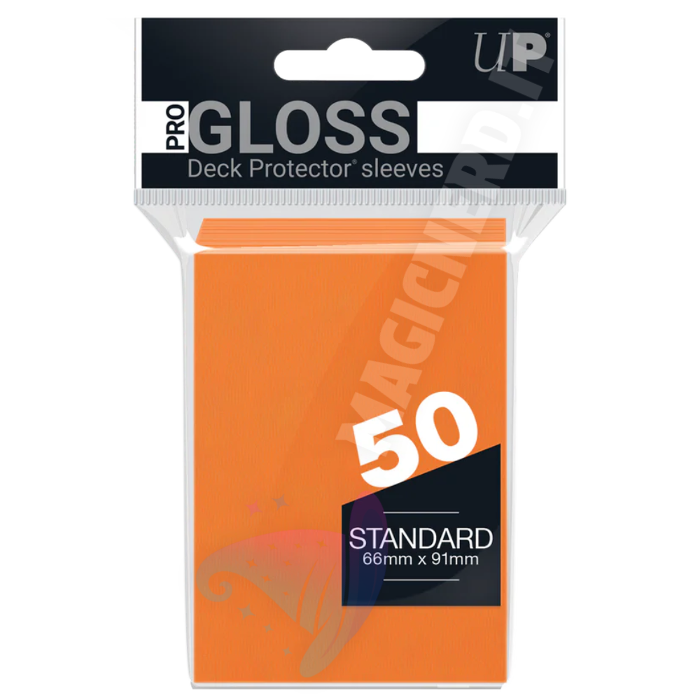 PRO-Gloss Standard Sleeves Orange Ultra Pro (50 Bustine)