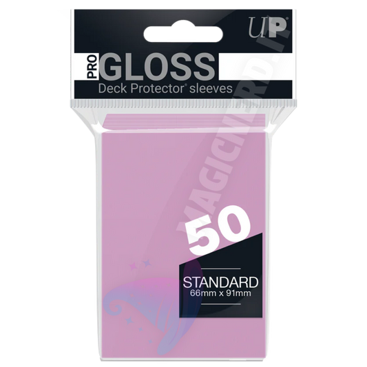 PRO-Gloss Standard Sleeves Pink Ultra Pro (50 Bustine)