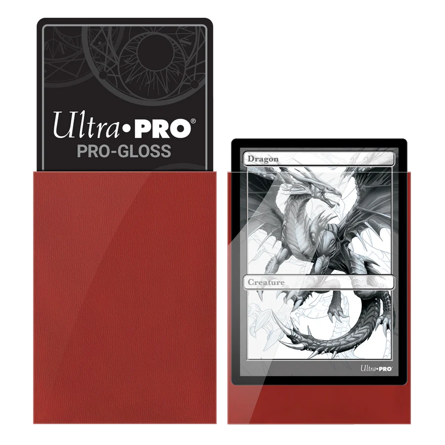 PRO-Gloss Standard Sleeves Red Ultra Pro (50 Bustine)