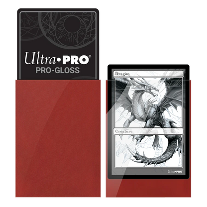 PRO-Gloss Standard Sleeves Red Ultra Pro (50 Bustine)