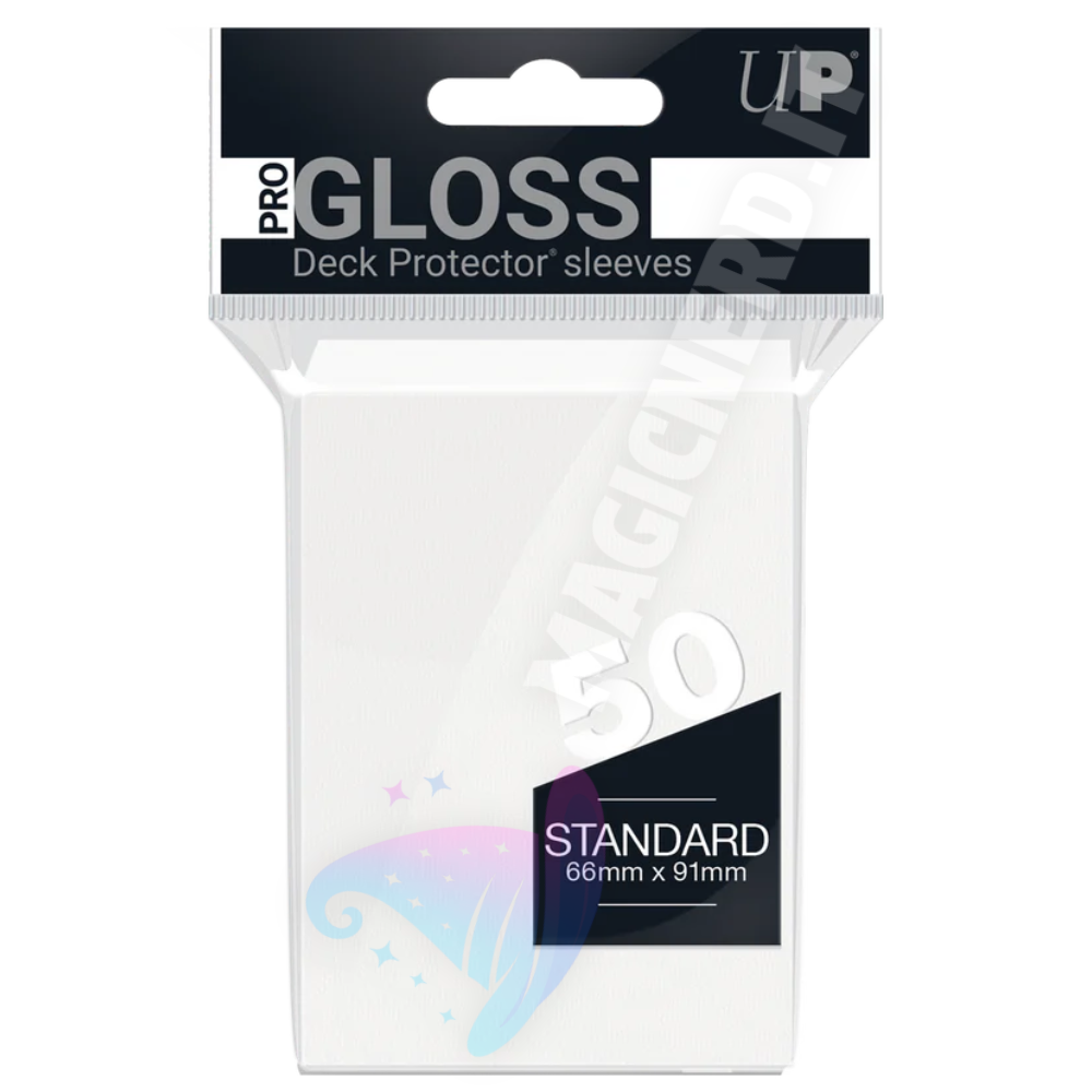 PRO-Gloss Standard Sleeves White Ultra Pro (50 Bustine)