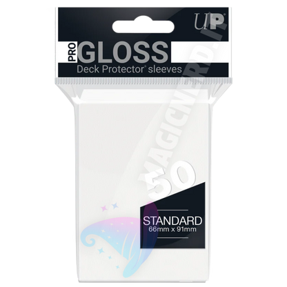 PRO-Gloss Standard Sleeves White Ultra Pro (50 Bustine)