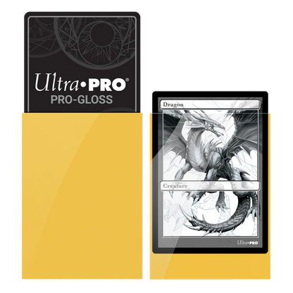 PRO-Gloss Standard Sleeves Yellow Ultra Pro (50 Bustine)