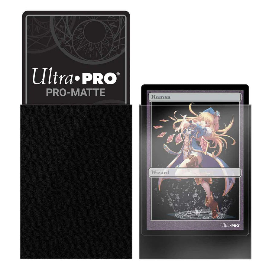 PRO-Matte Small Sleeves Black Ultra Pro (60 Bustine)