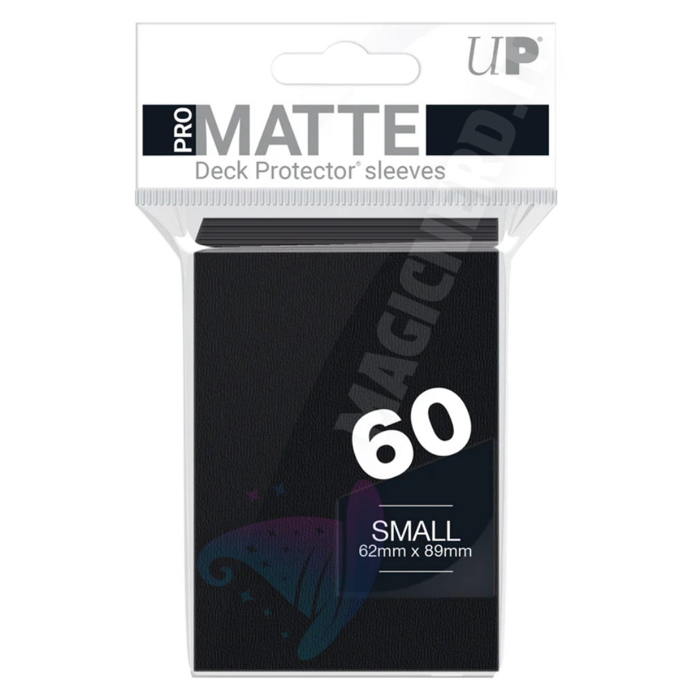 PRO-Matte Small Sleeves Black Ultra Pro (60 Bustine)