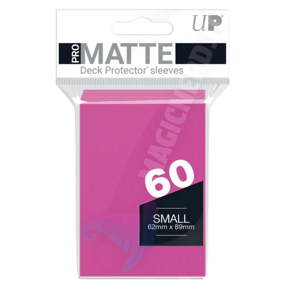 PRO-Matte Small Sleeves Bright Pink Ultra Pro (60 Bustine)