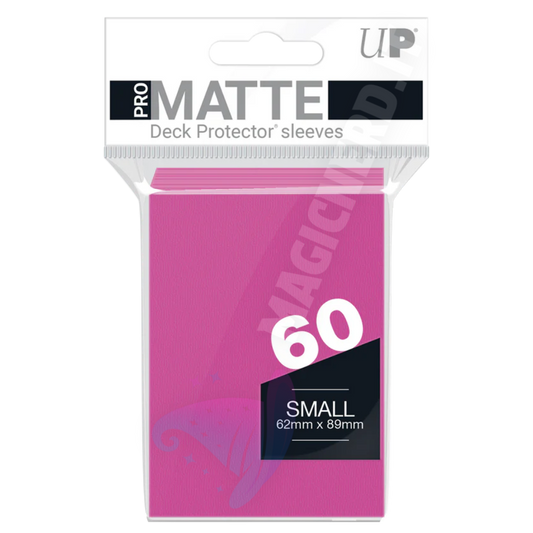 PRO-Matte Small Sleeves Bright Pink Ultra Pro (60 Bustine)
