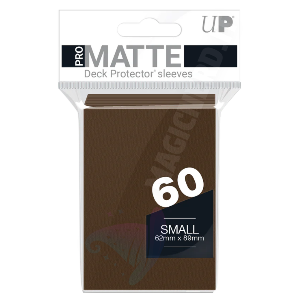 PRO-Matte Small Sleeves Brown Ultra Pro (60 Bustine)