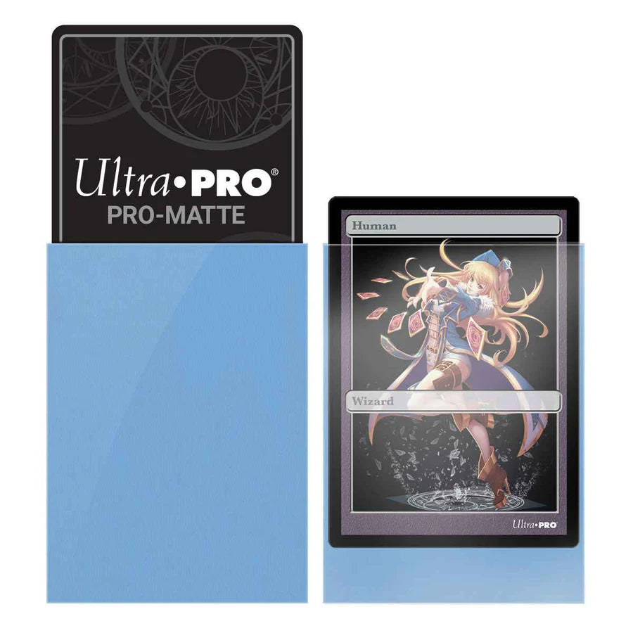 PRO-Matte Small Sleeves Light Blue Ultra Pro (60 Bustine)