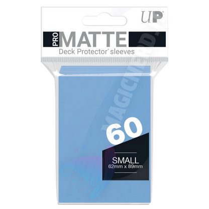 PRO-Matte Small Sleeves Light Blue Ultra Pro (60 Bustine)