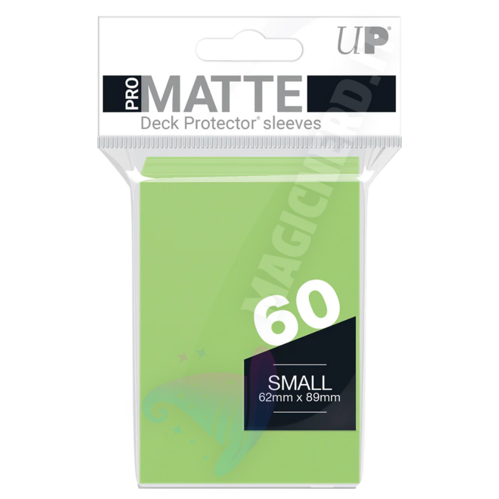 PRO-Matte Small Sleeves Lime Green Ultra Pro (60 Bustine)