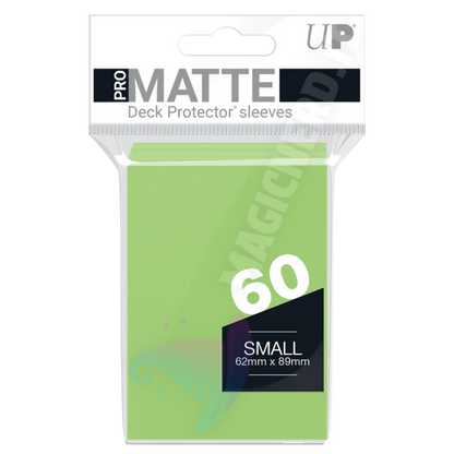PRO-Matte Small Sleeves Lime Green Ultra Pro (60 Bustine)