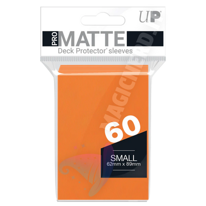 PRO-Matte Small Sleeves Orange Ultra Pro (60 Bustine)