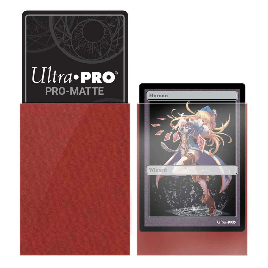 PRO-Matte Small Sleeves Red Ultra Pro (60 Bustine)