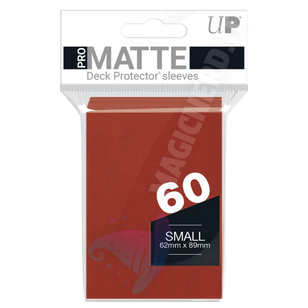 PRO-Matte Small Sleeves Red Ultra Pro (60 Bustine)