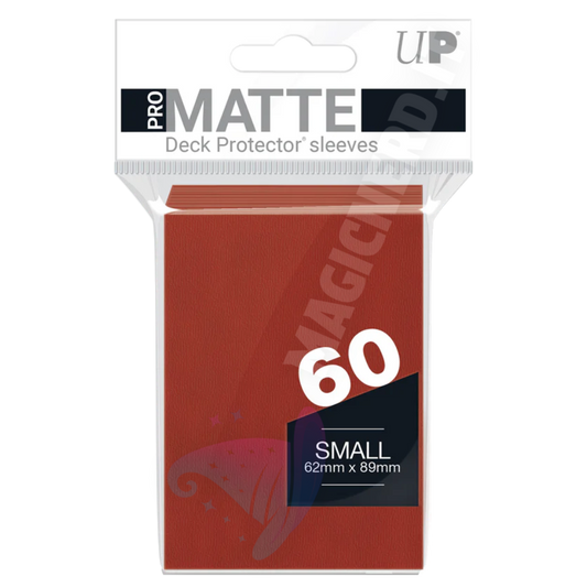 PRO-Matte Small Sleeves Red Ultra Pro (60 Bustine)