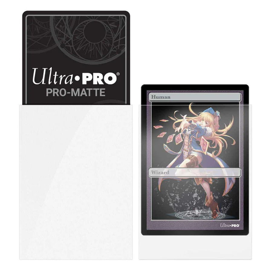 PRO-Matte Small Sleeves White Ultra Pro (60 Bustine)