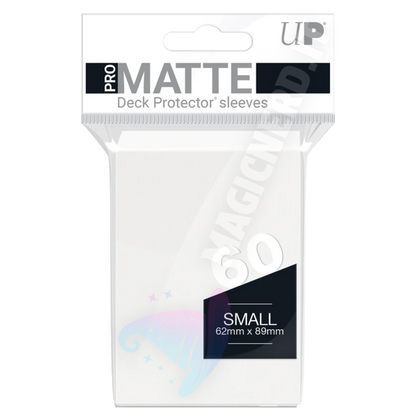 PRO-Matte Small Sleeves White Ultra Pro (60 Bustine)