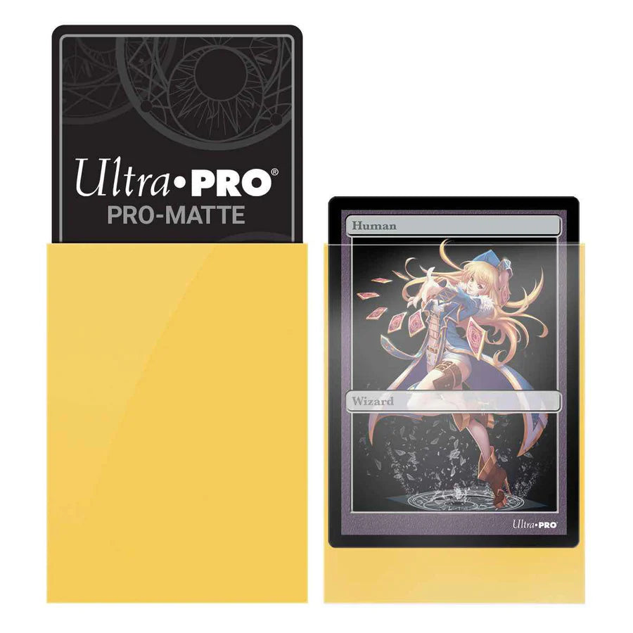 PRO-Matte Small Sleeves Yellow Ultra Pro (60 Bustine)