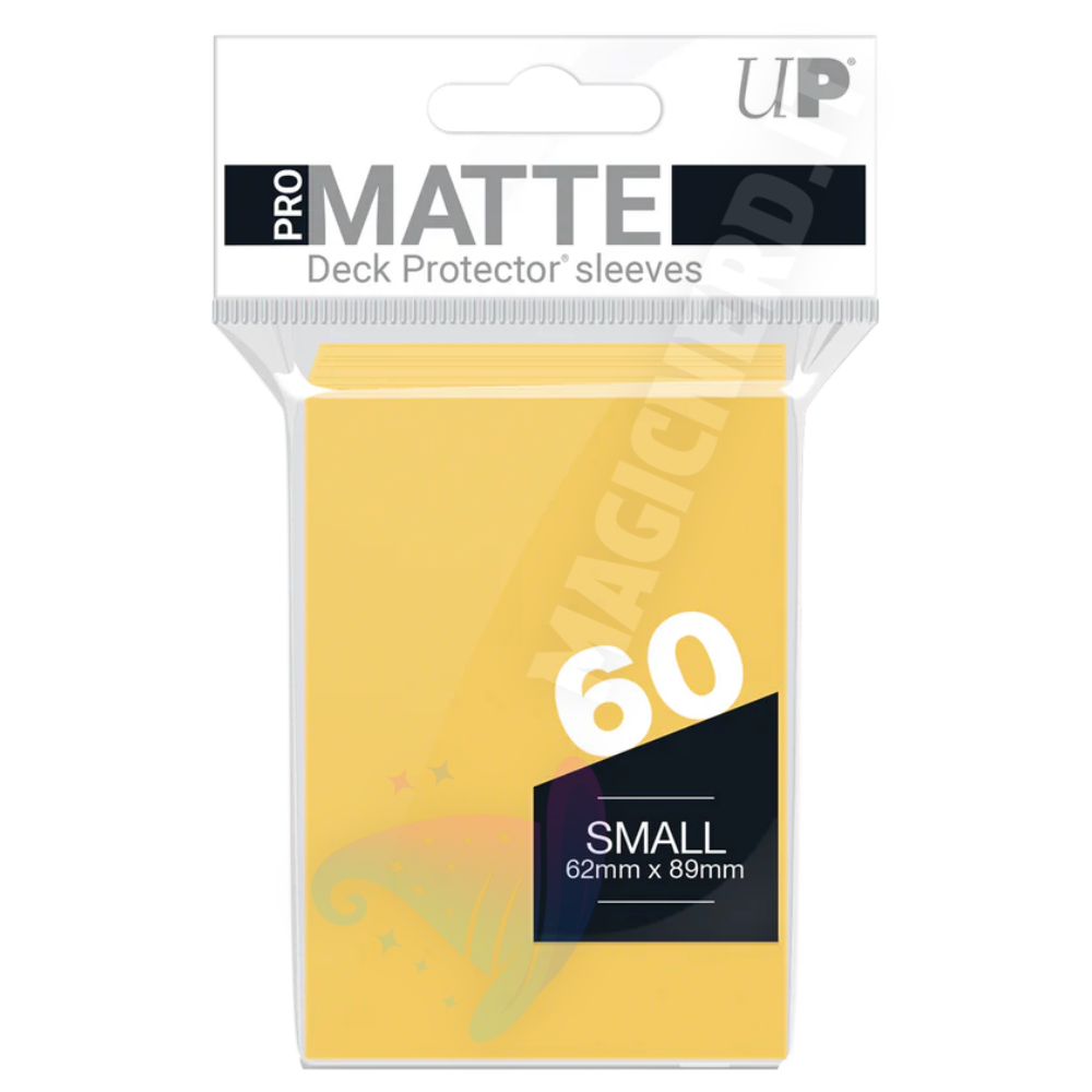 PRO-Matte Small Sleeves Yellow Ultra Pro (60 Bustine)