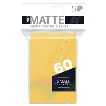 PRO-Matte Small Sleeves Yellow Ultra Pro (60 Bustine)