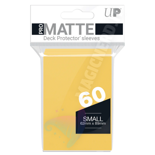 PRO-Matte Small Sleeves Yellow Ultra Pro (60 Bustine)