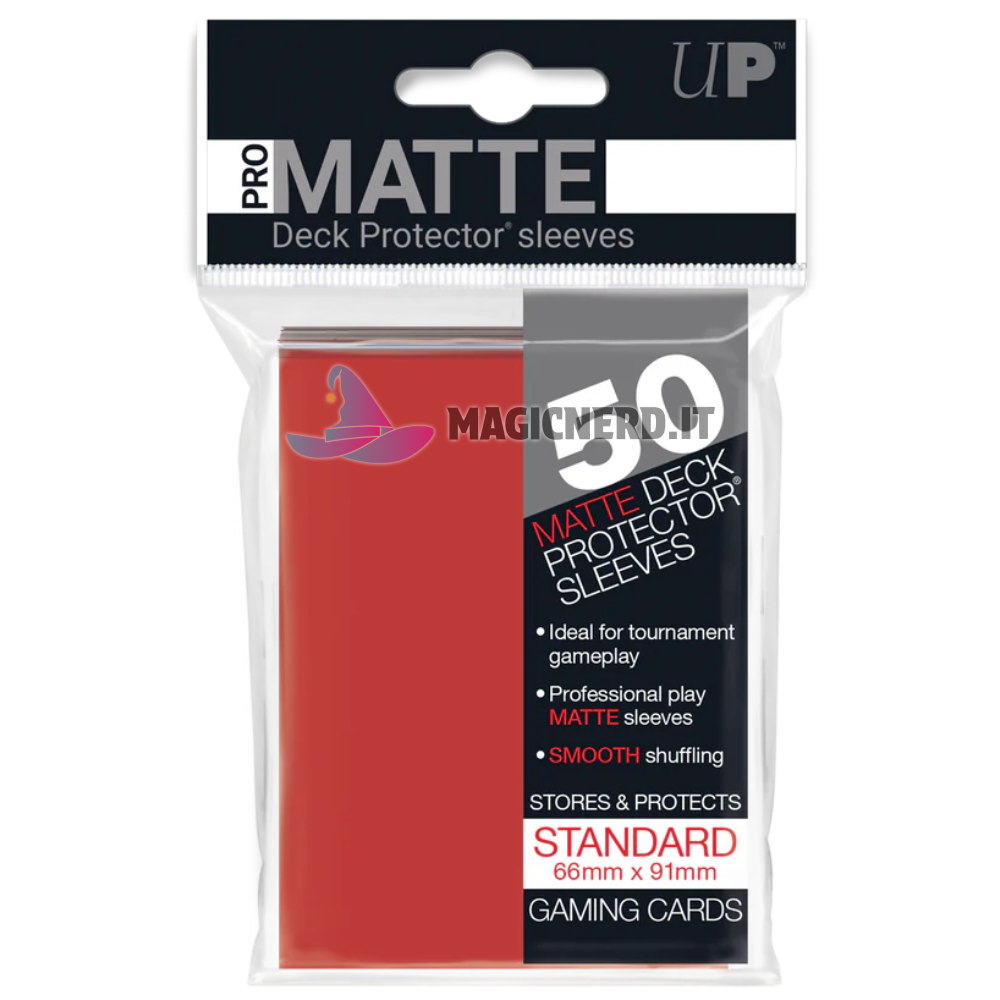 PRO-Matte Standard Deck Protector Sleeves (50ct) Rosse Ultra Pro