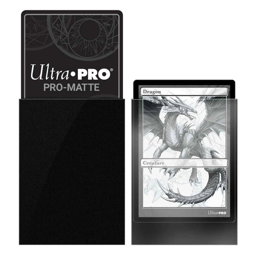 PRO-Matte Standard Sleeves Black Ultra Pro (50 Bustine)