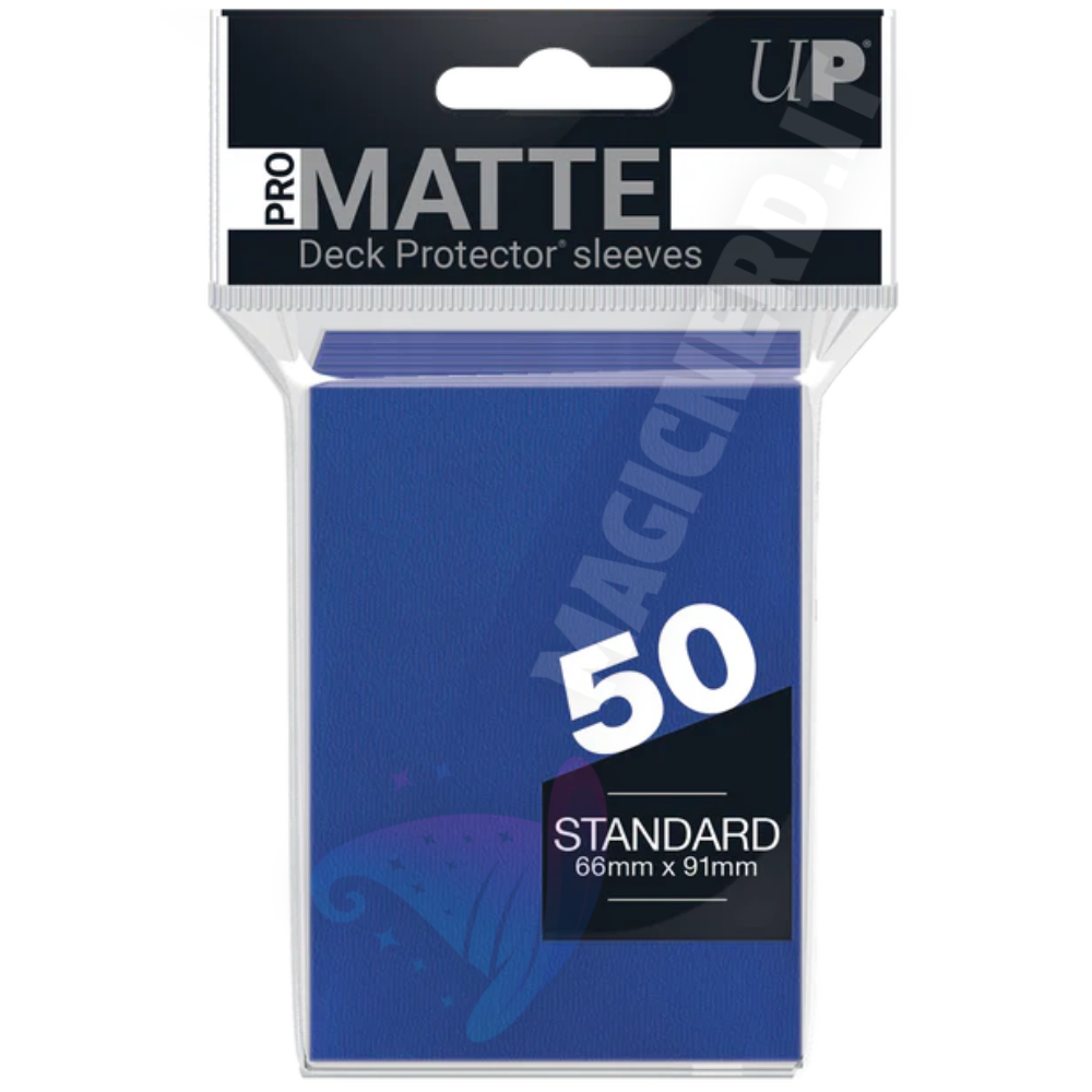 PRO-Matte Standard Sleeves Blue Ultra Pro (50 Bustine)