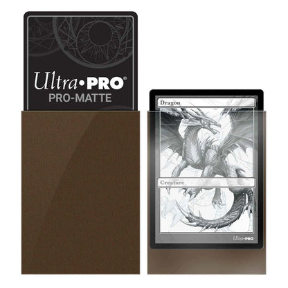 PRO-Matte Standard Sleeves Brown Ultra Pro (50 Bustine)